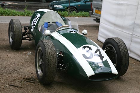 Danske Martin Borch-Christensen med sin Cooper T52 fra 1960.
(Foto: Motorsporten.dk)